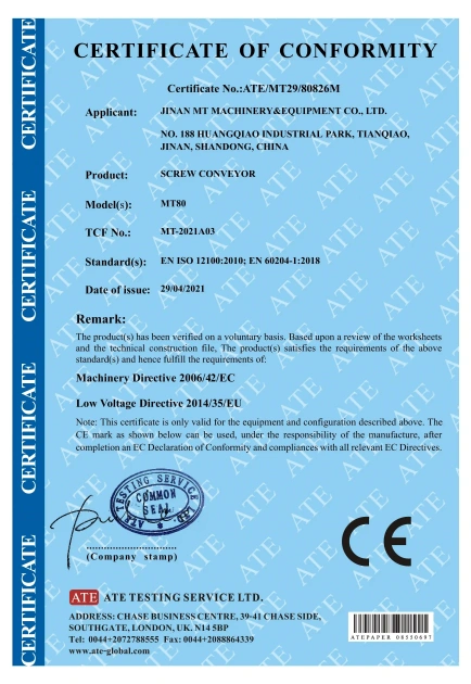 CE Certificate