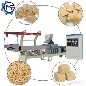 Automatic Vegetarian Meat Production Line with Twin Screw Extruder