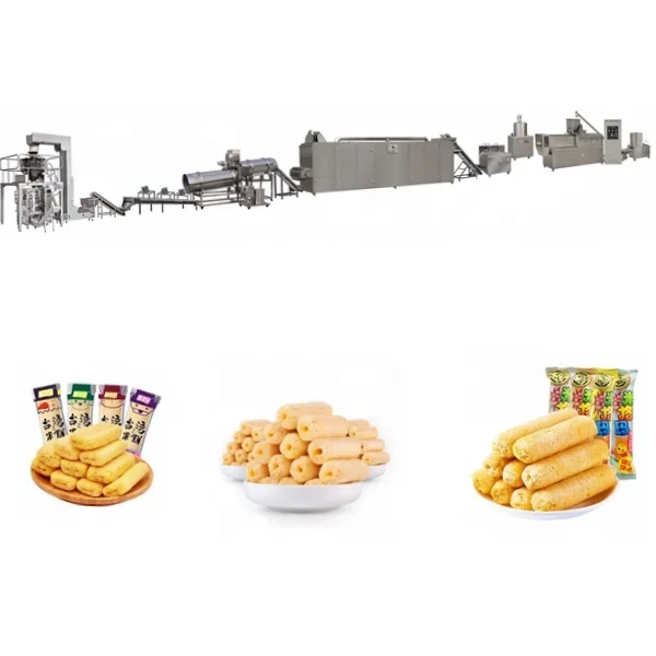 Complete Twin Screw Extrusion Production Line for Maize Corn Snacks - Image 2