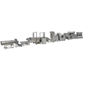 Frying Crispy 3D Corn Bugles Pellets Fried Chips Snacks Food Machine Production Line Bugles Making Extruder