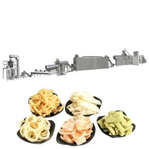 CE ISO Certificate New Design Spicy Nik Naks Corn Snack Food Extruder Puffed Food Processing Plan