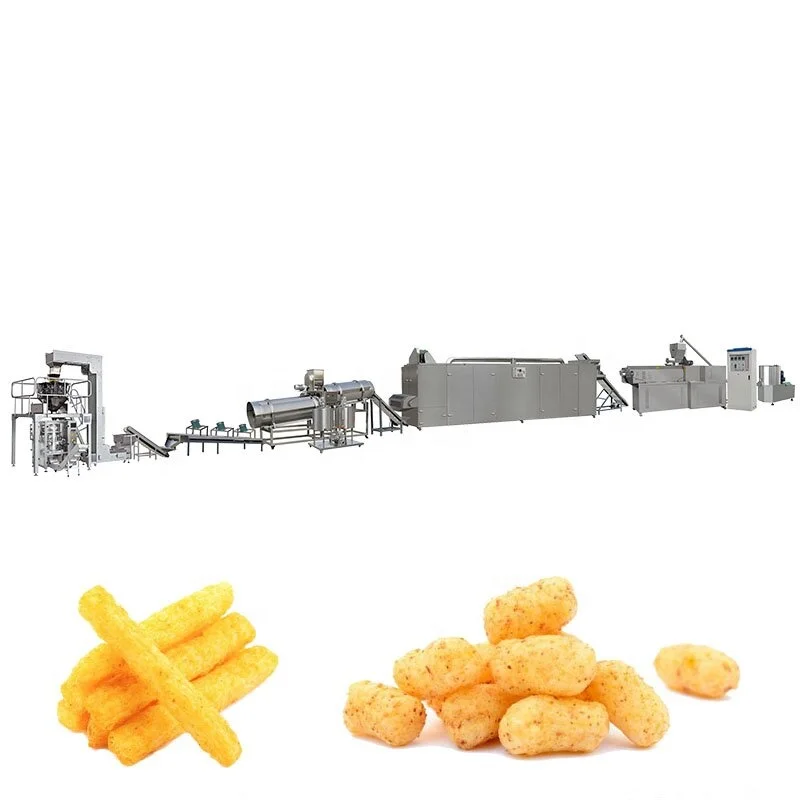 Automatic Corn Crisps Extruder Production Machine for Maize Chips and Corn Sticks New Condition