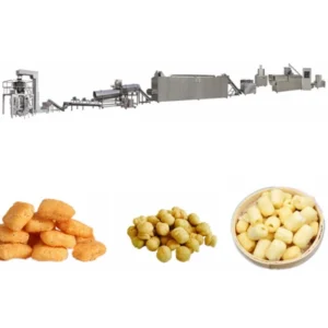 Puffed Corn Snacks Making Machine Automatic Snack Food Production Equipment Corn Puffed Machines
