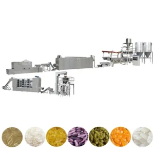 High Capacity Fully Nutritional Healthy Rice Line Fast Food Making Machine Instant Artificial Rice Machine