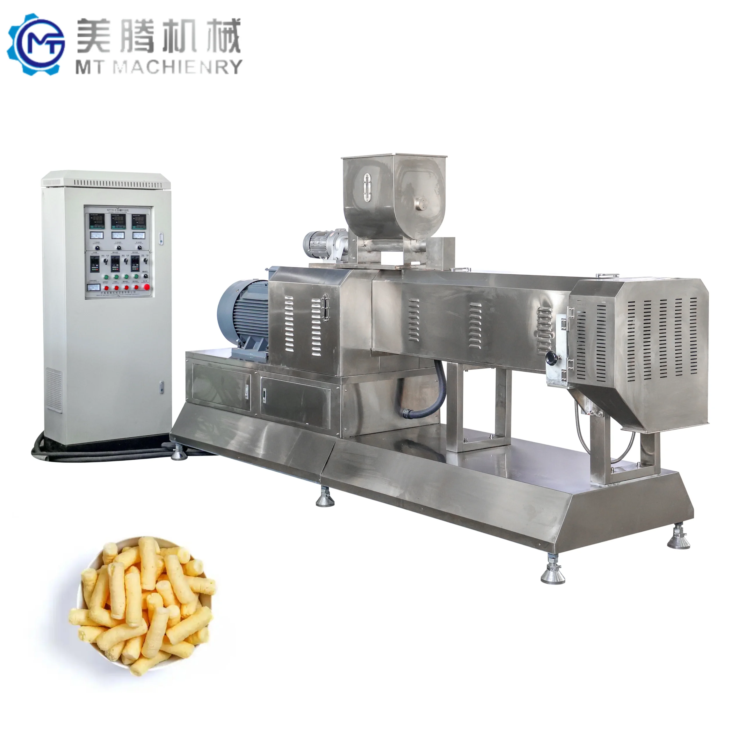 Turnkey Solution Corn Puff Extrusion Processing Line - Image 2