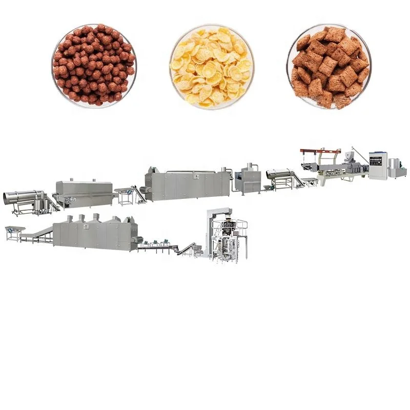Turnkey Solution Crunchy Puffed Snack Corn Flakes Processing Line - Image 6