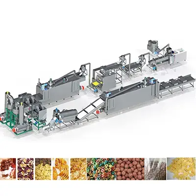 Breakfast Cereals Corn Flakes Machine